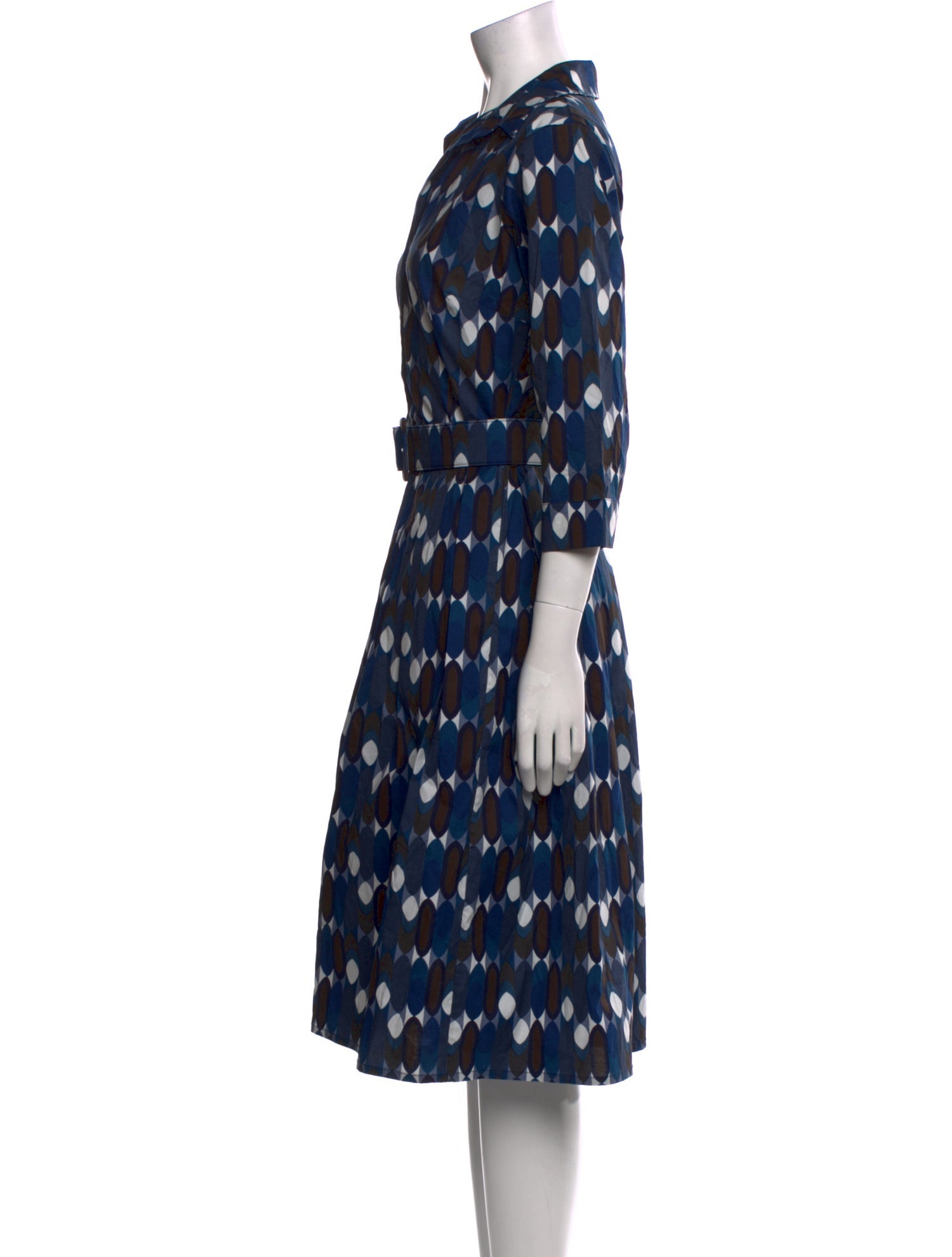 Samantha Sung Printed Midi Length Dress