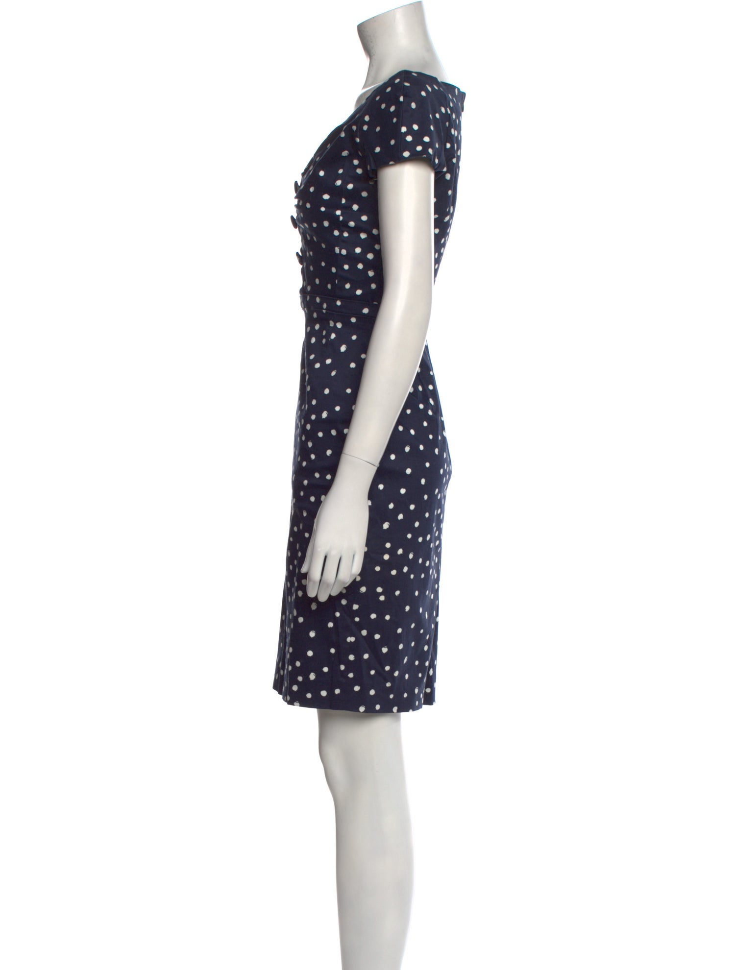 Samantha Sung Polka Dot Print Mini Dress