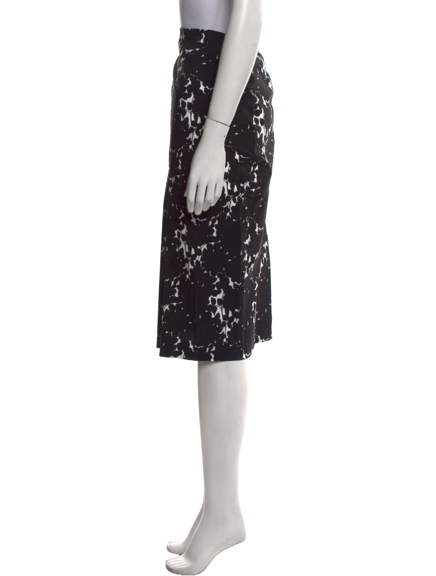 Samantha Sung Floral Print Knee-Length Skirt