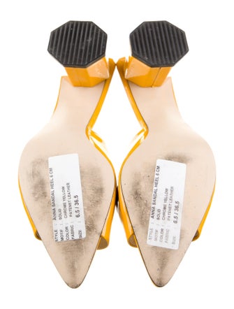 Samantha Sung Patent Leather Slides