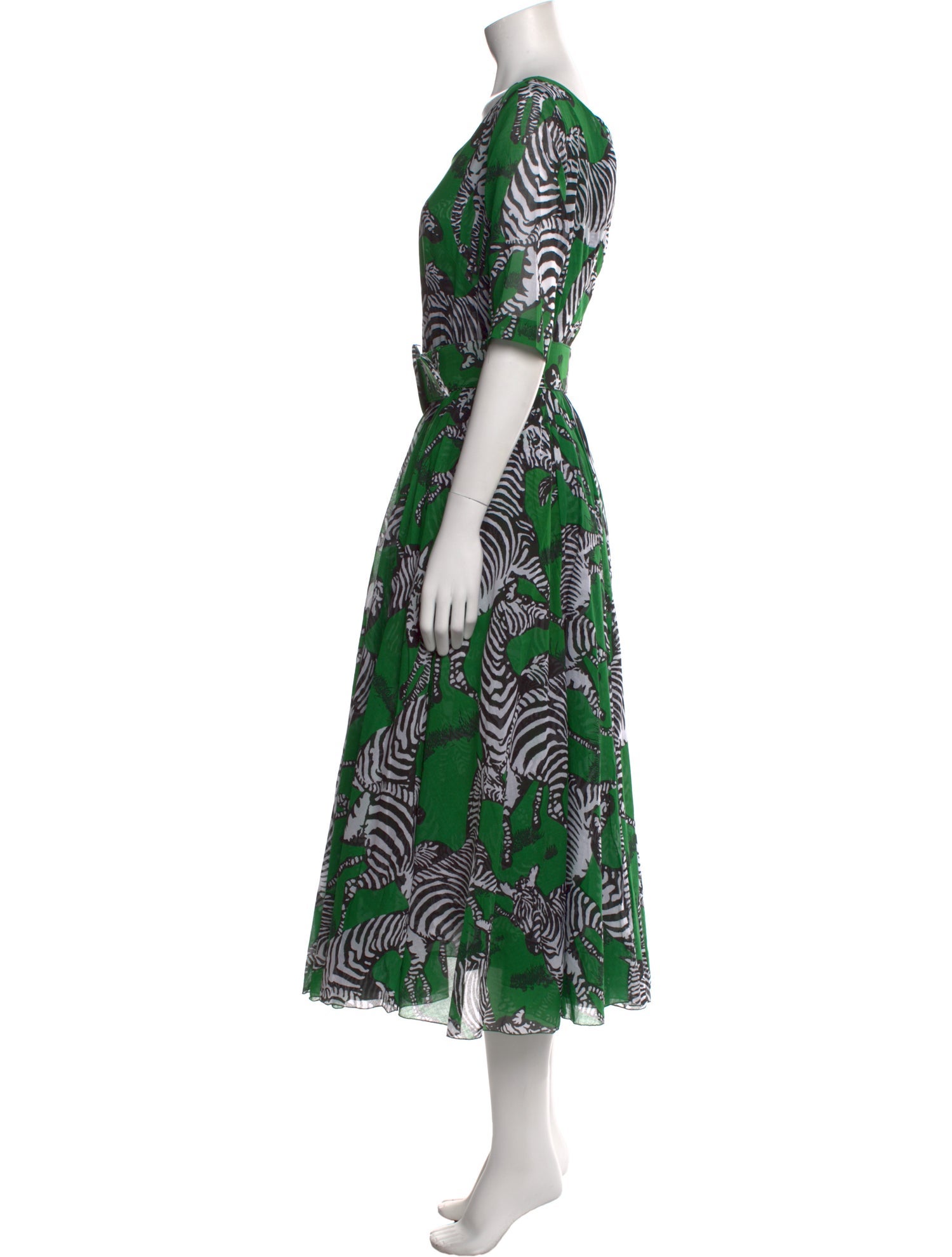 Samantha Sung Printed Long Dress w/ Tags