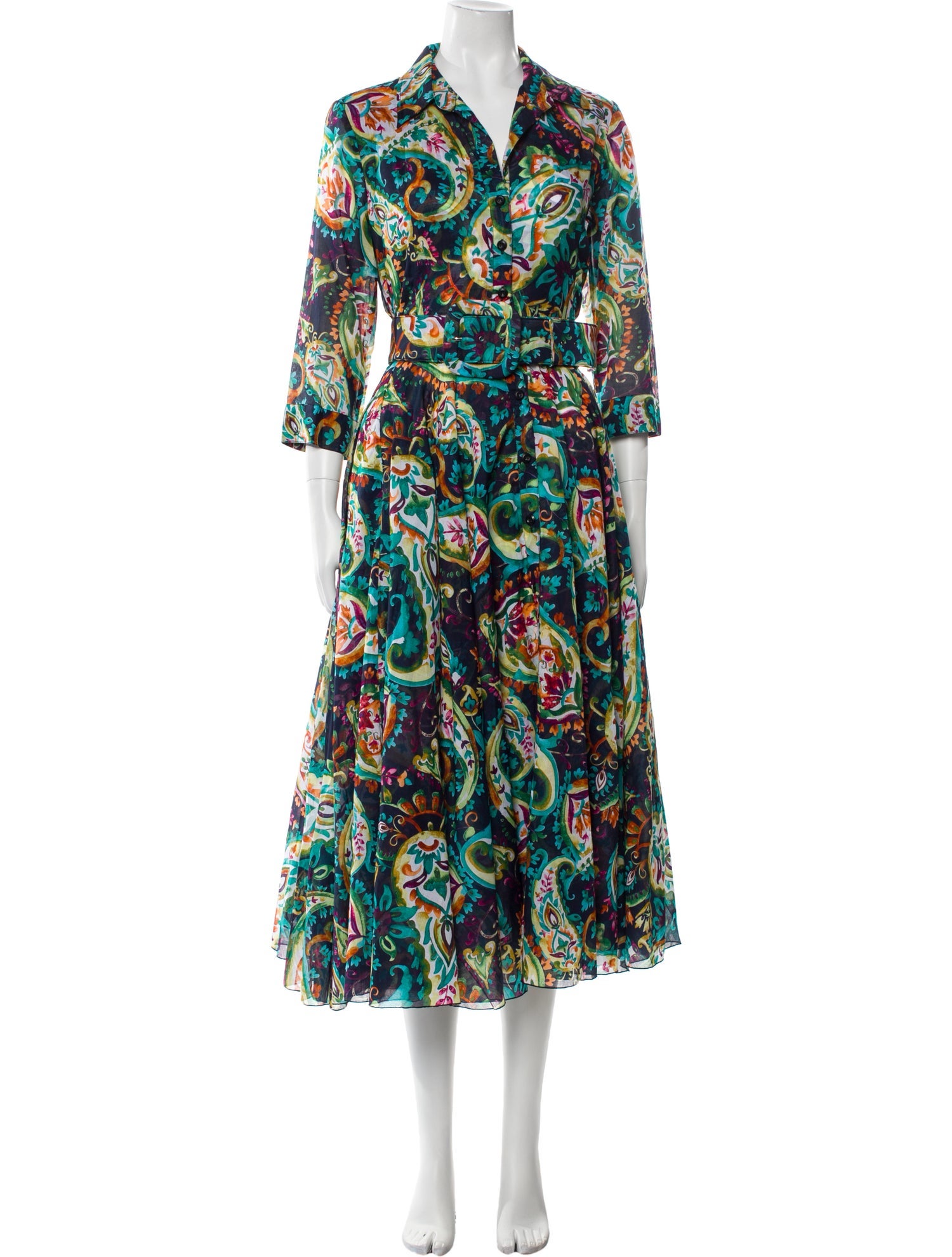 Samantha Sung Printed Long Dress