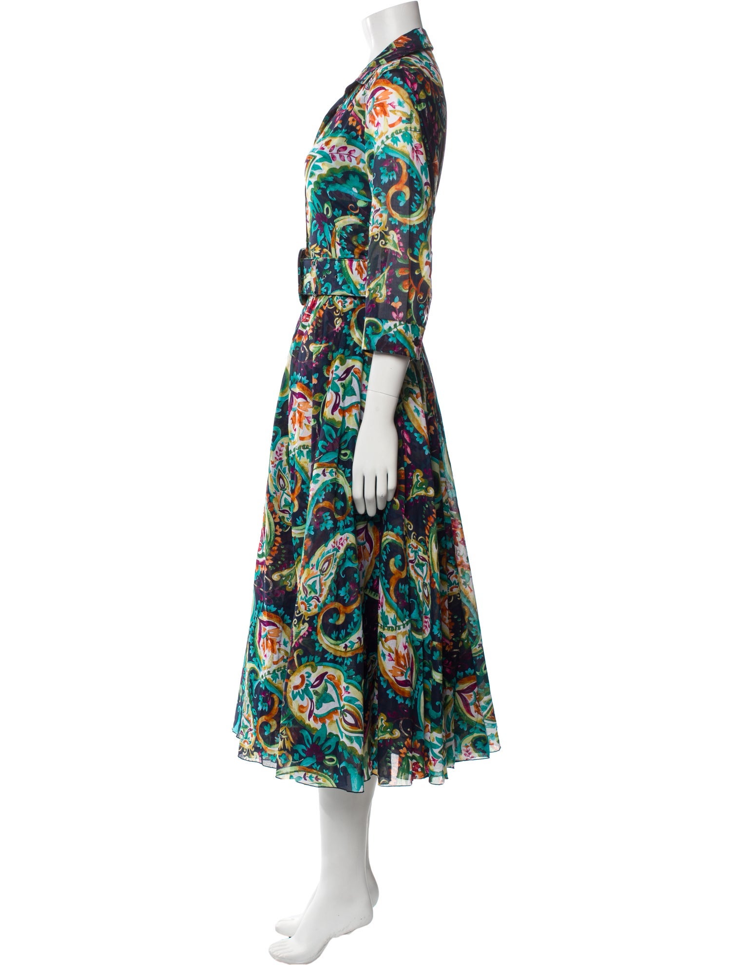 Samantha Sung Printed Long Dress