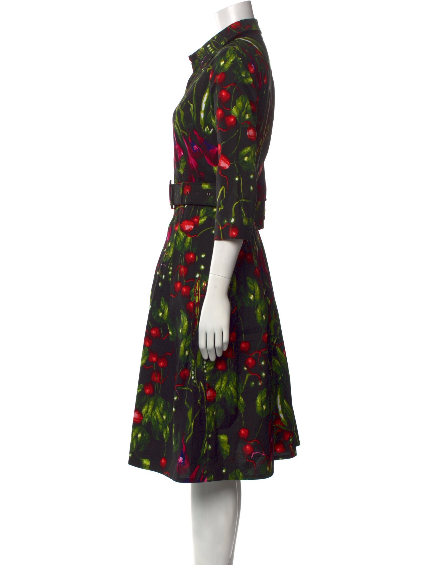 Samantha Sung Printed Midi Length Dress