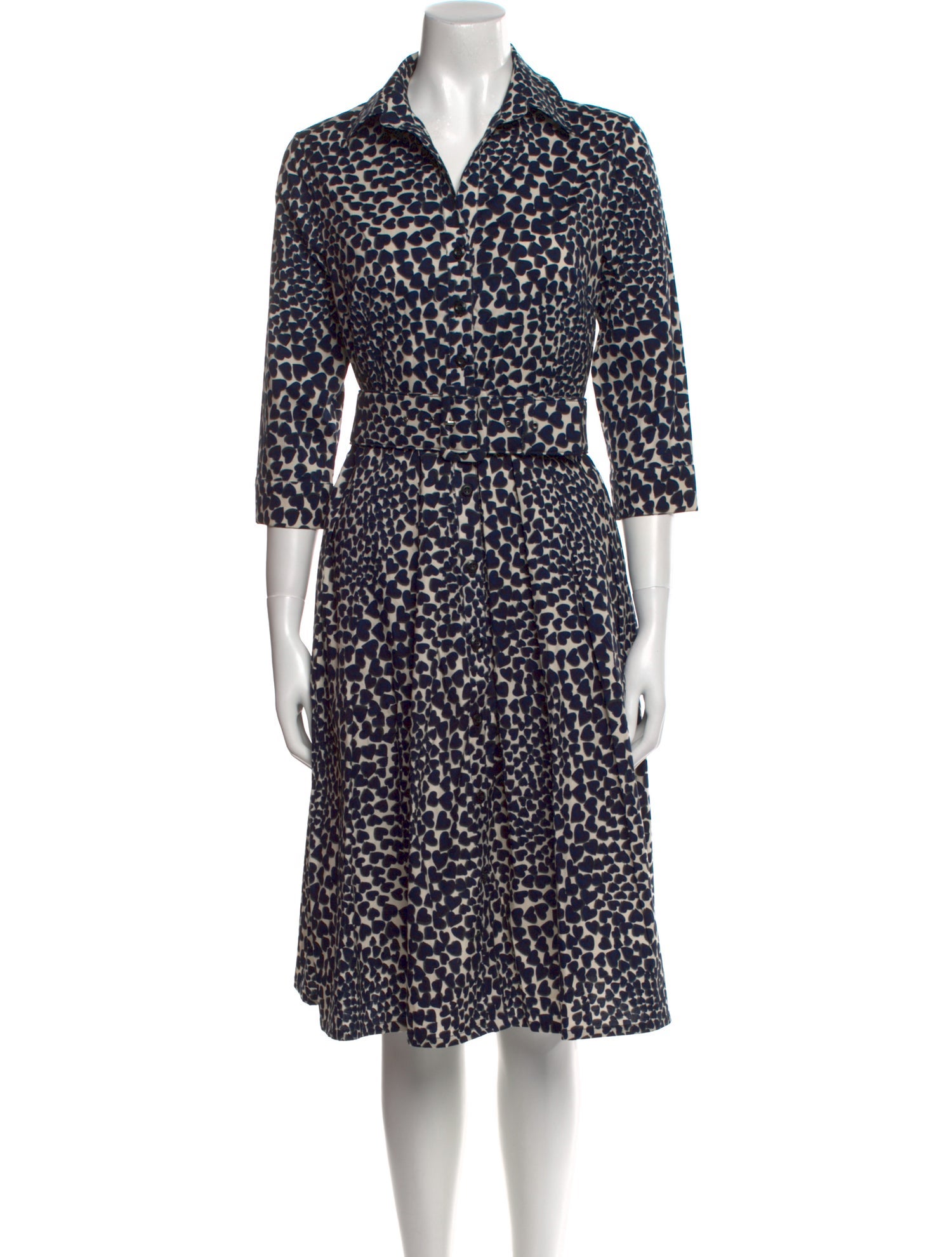 Samantha Sung Animal Print Midi Length Dress w/ Tags