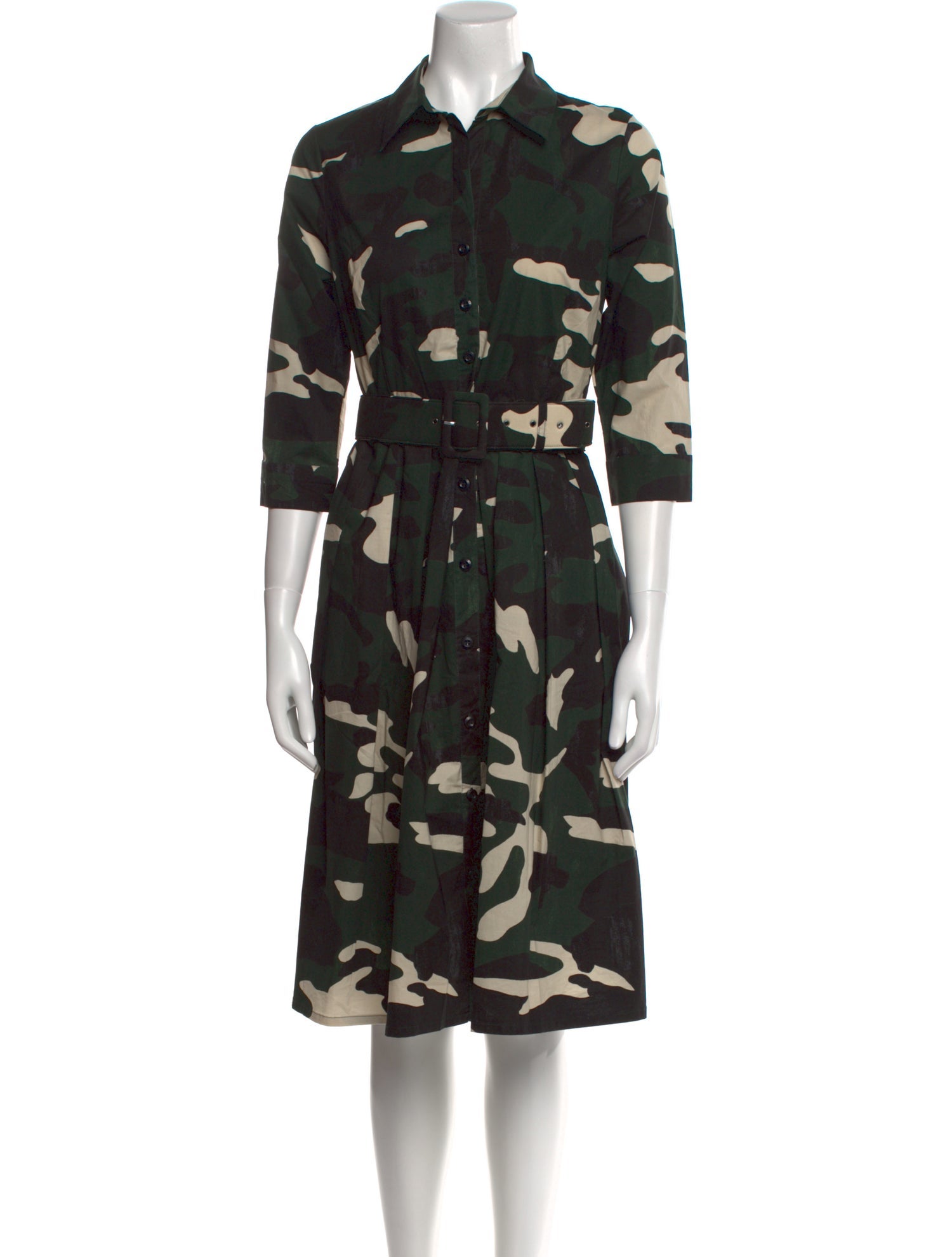 Samantha Sung Printed Midi Length Dress