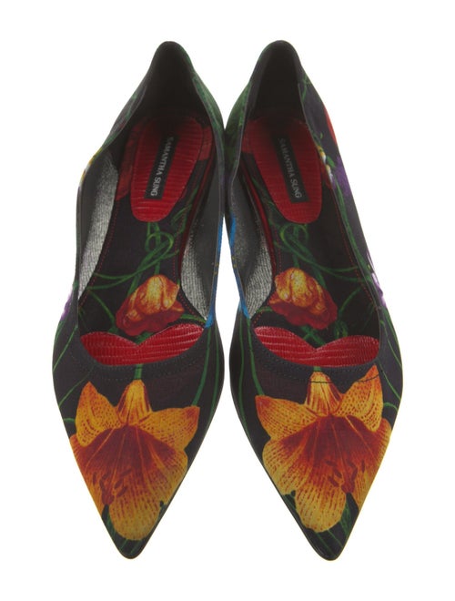 Samantha Sung Floral Print Ballet Flats