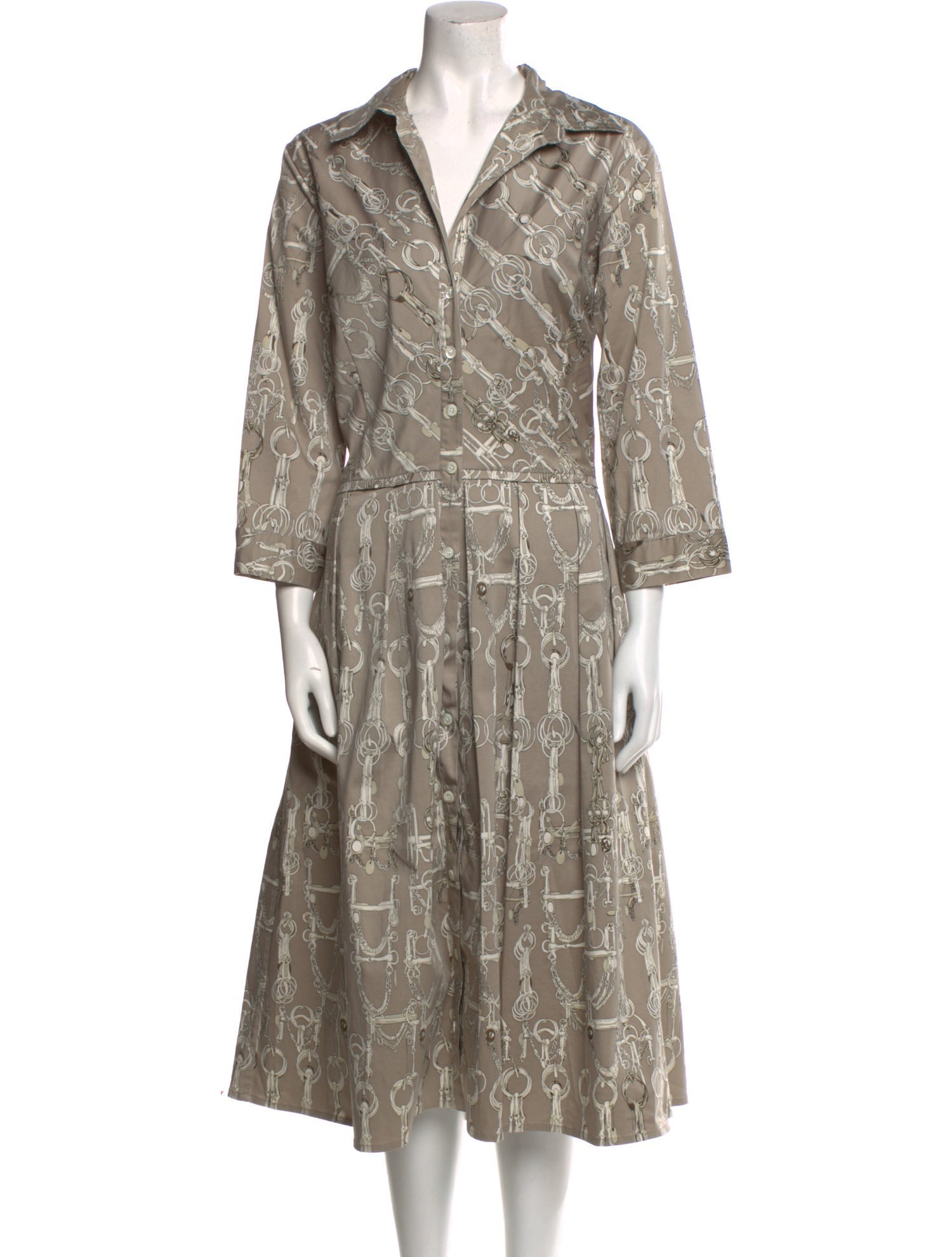 Samantha Sung Printed Midi Length Dress