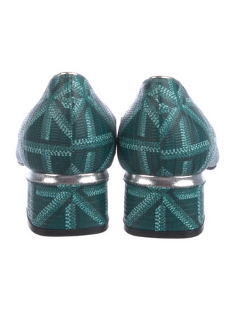 Samantha Sung Leather Printed Pumps