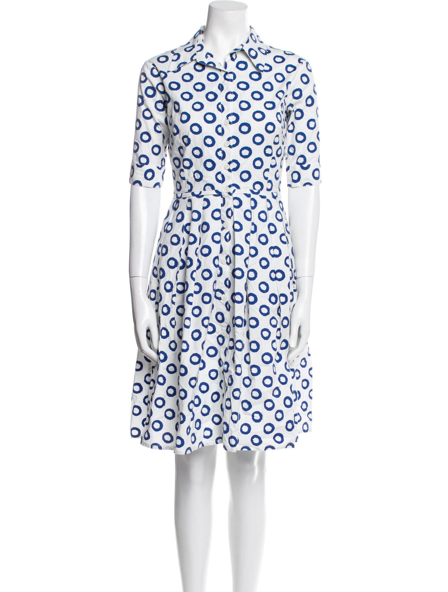 Samantha Sung Printed Knee-Length Dress