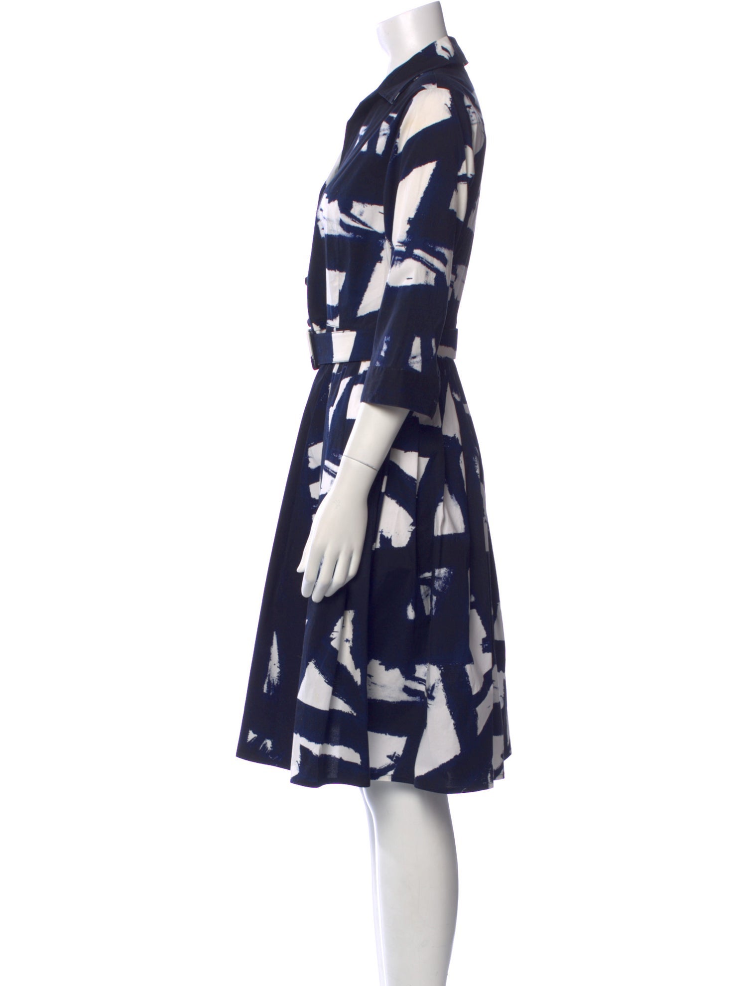 Samantha Sung Printed Knee-Length Dress