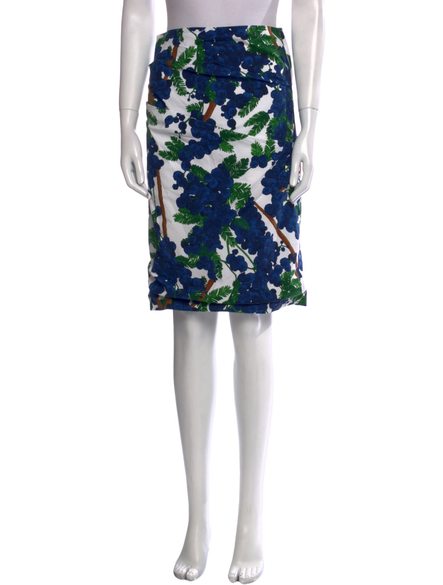 Samantha Sung Floral Print Knee-Length Skirt