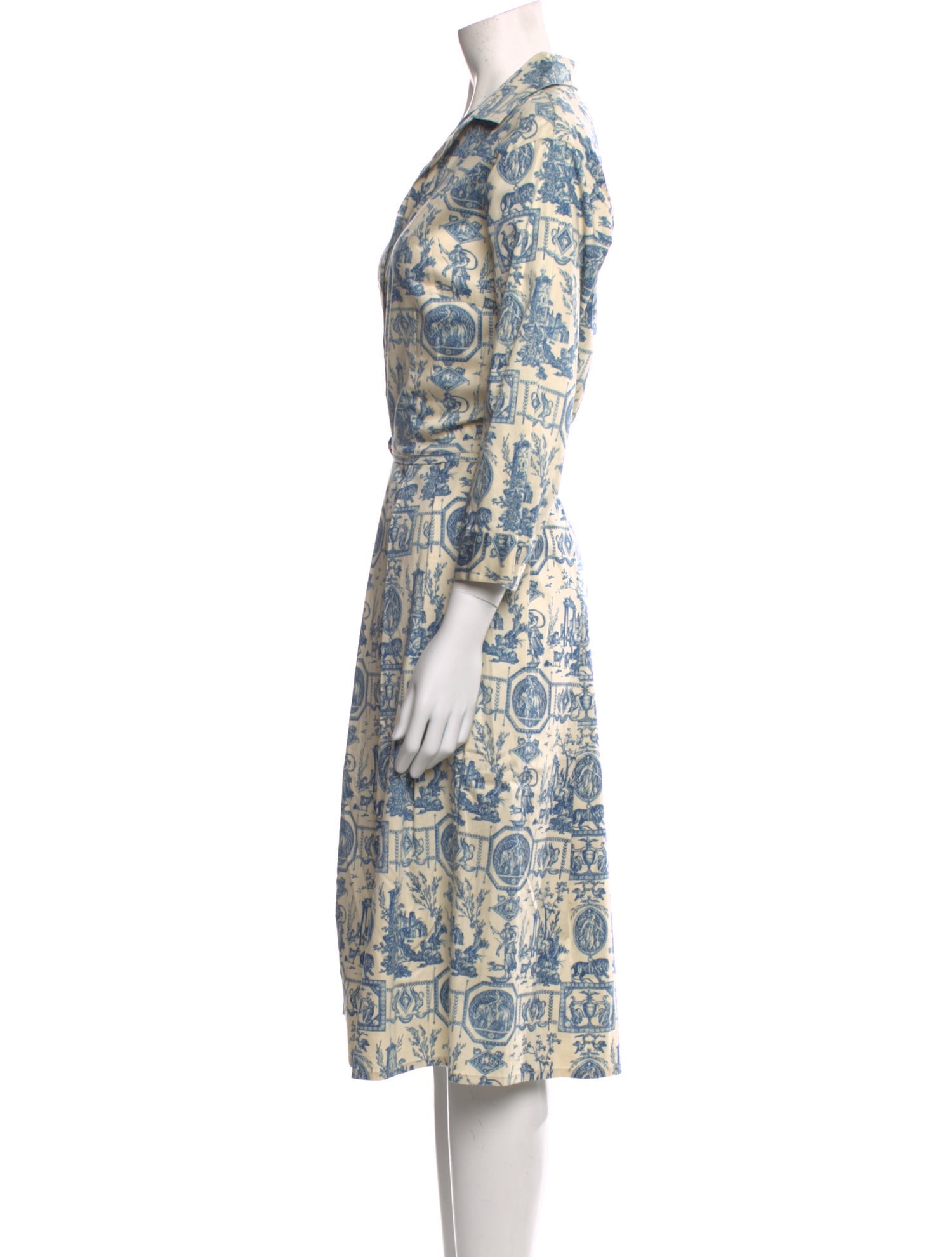 Samantha Sung Paisley Print Midi Length Dress w/ Tags