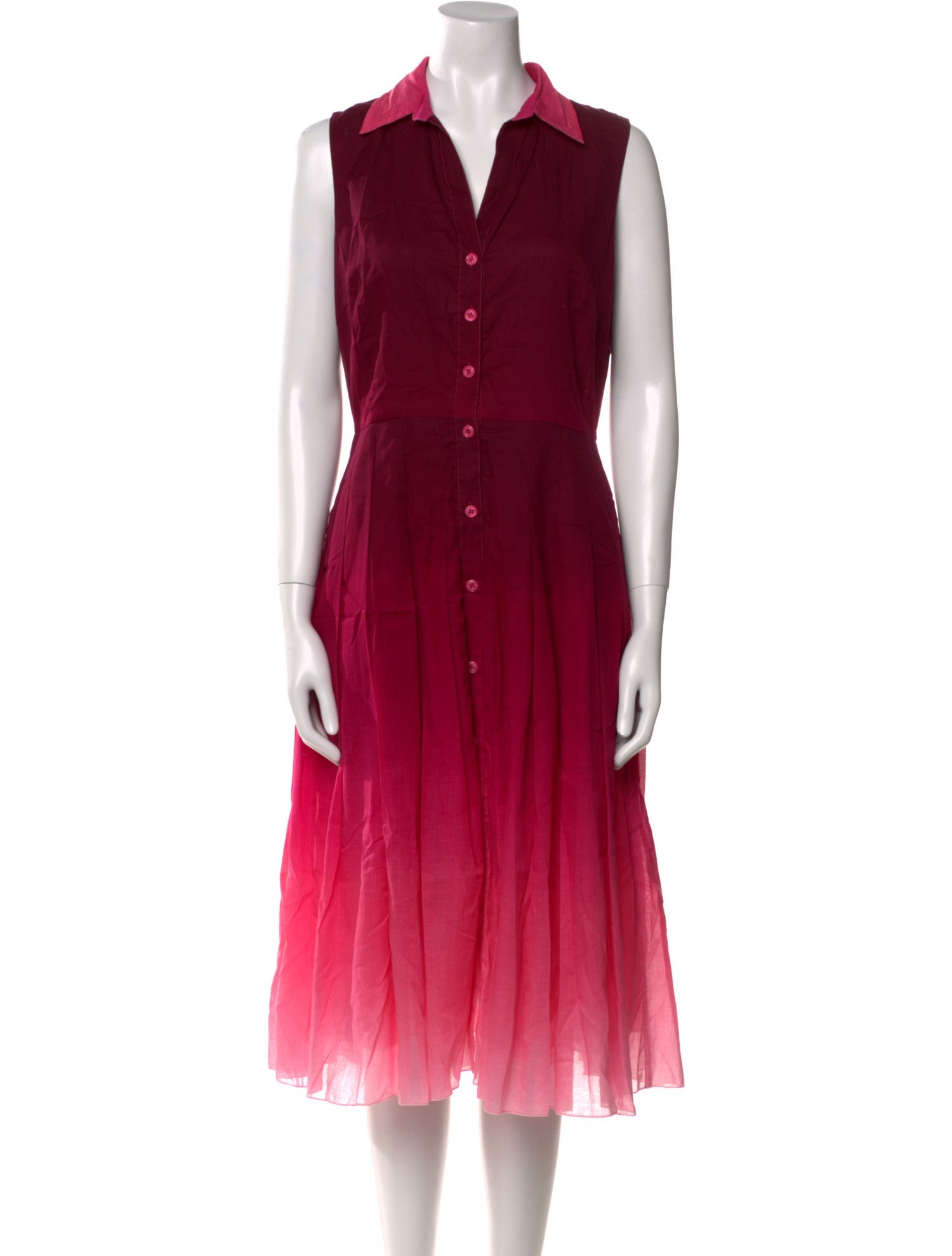 Samantha Sung V-Neck Midi Length Dress