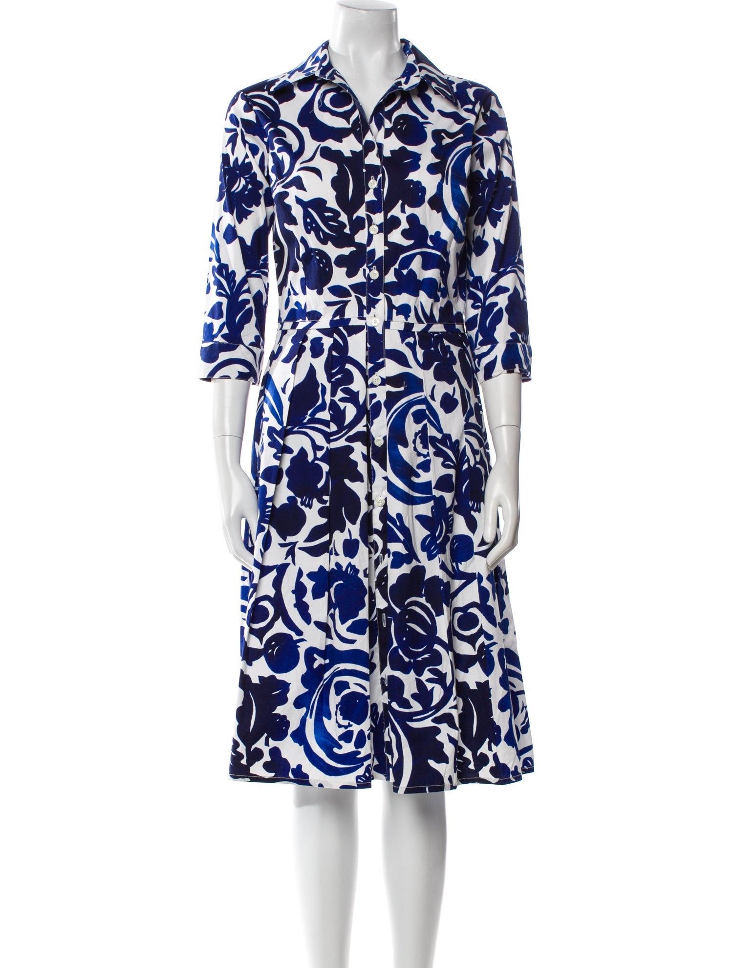 Samantha Sung Printed Midi Length Dress
