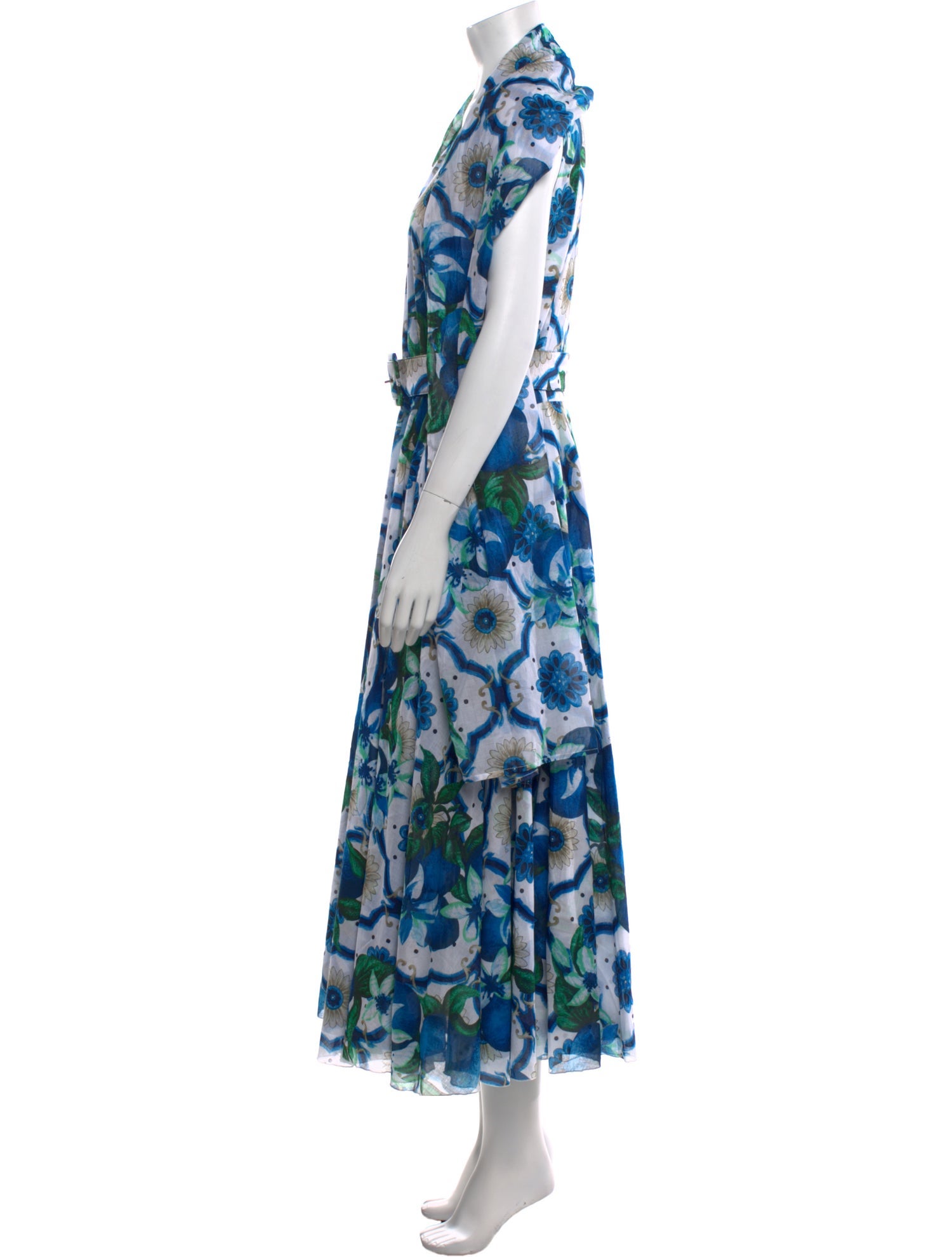 Samantha Sung Floral Print Long Dress