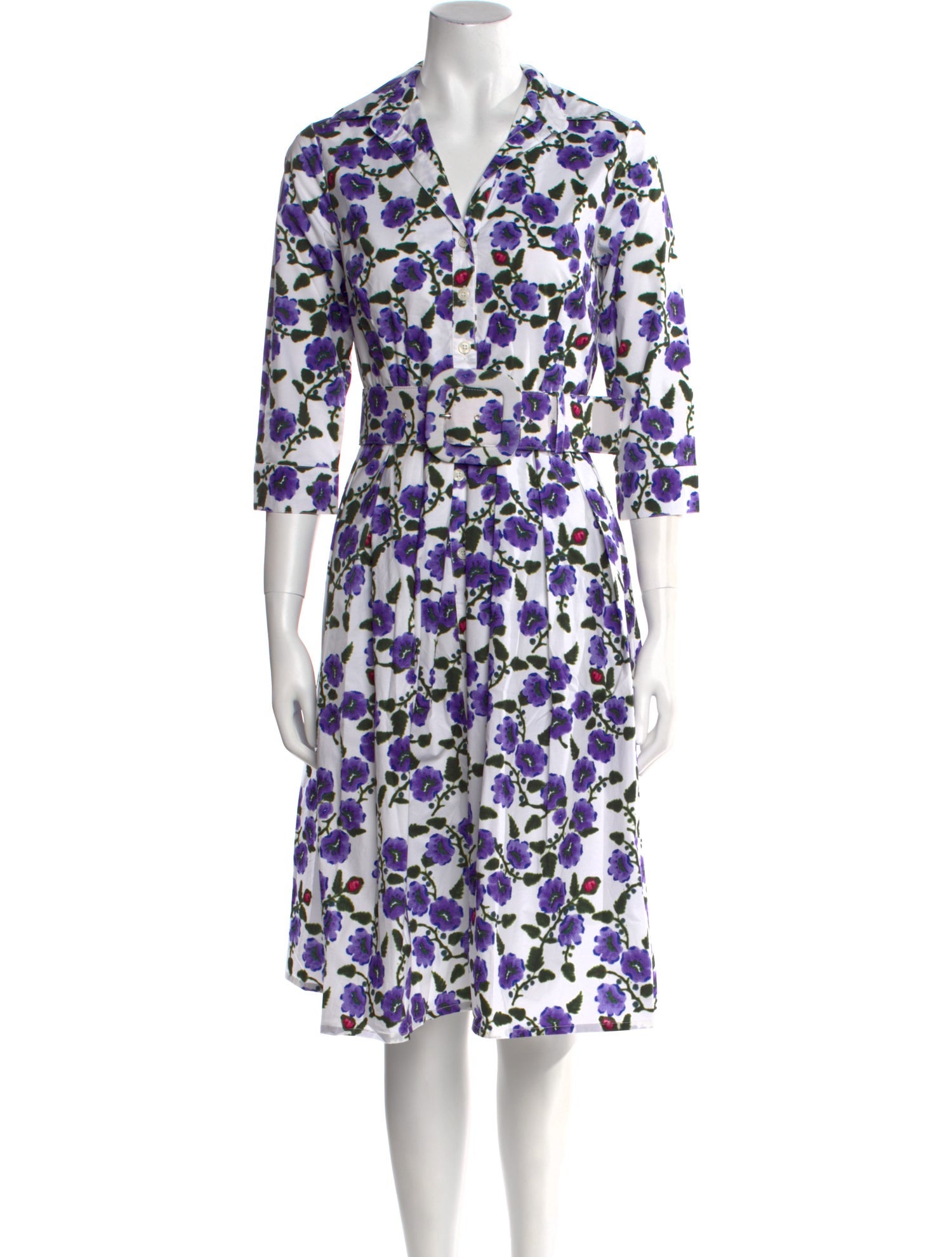 Samantha Sung Floral Print Long Dress