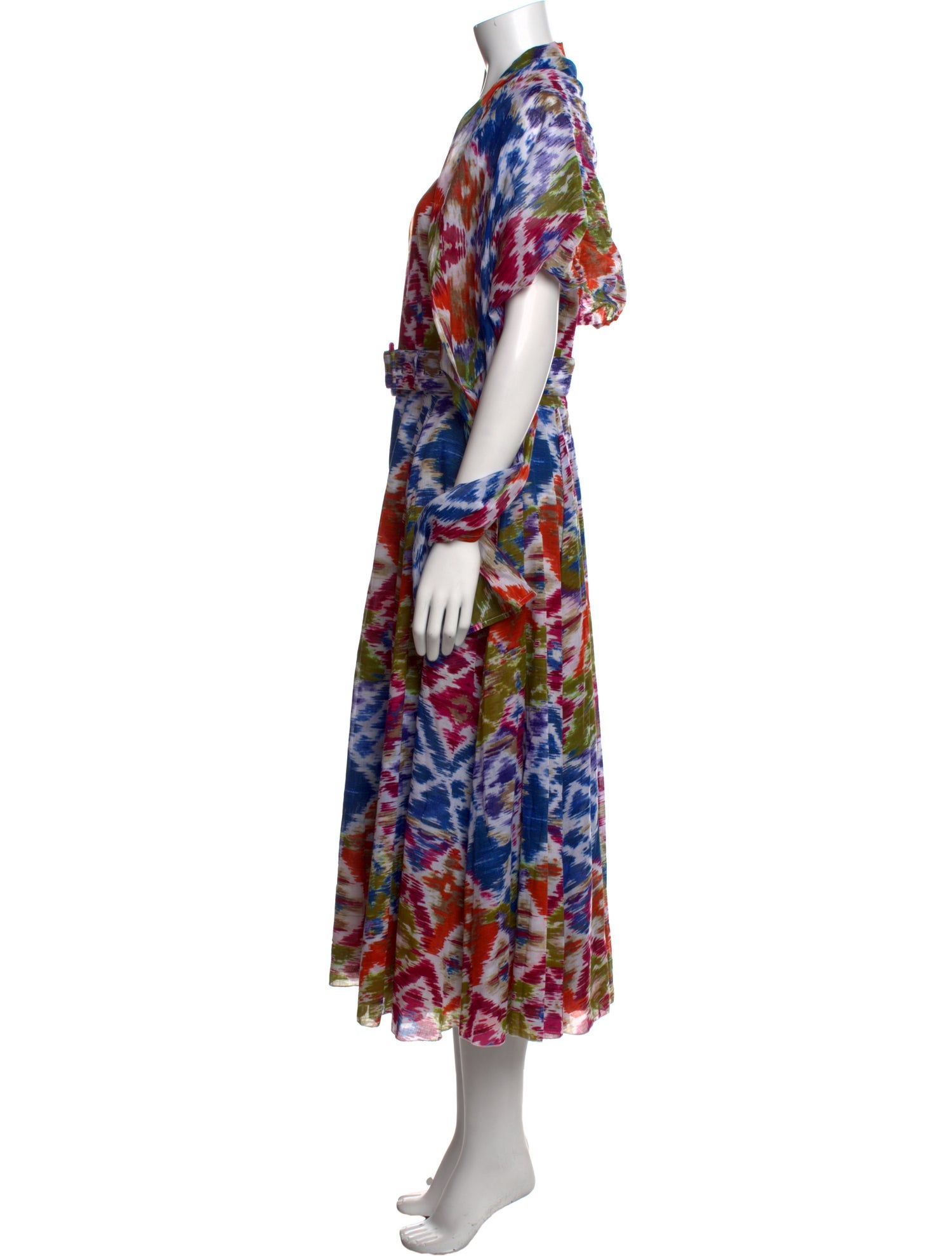 Samantha Sung Printed Midi Length Dress