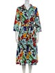 Samantha Sung Printed Midi Length Dress