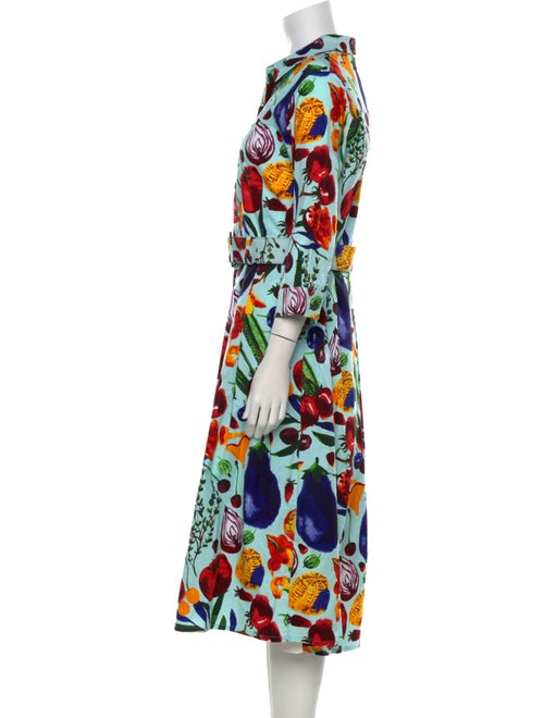 Samantha Sung Printed Midi Length Dress