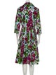 Samantha Sung Floral Print Midi Length Dress