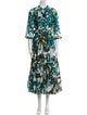 Samantha Sung Floral Print Long Dress