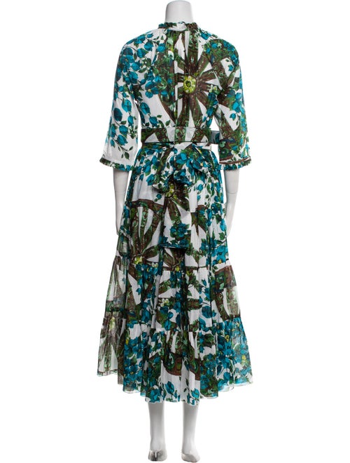 Samantha Sung Floral Print Long Dress