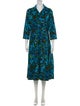 Samantha Sung Printed Long Dress