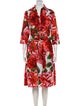 Samantha Sung Floral Print Midi Length Dress