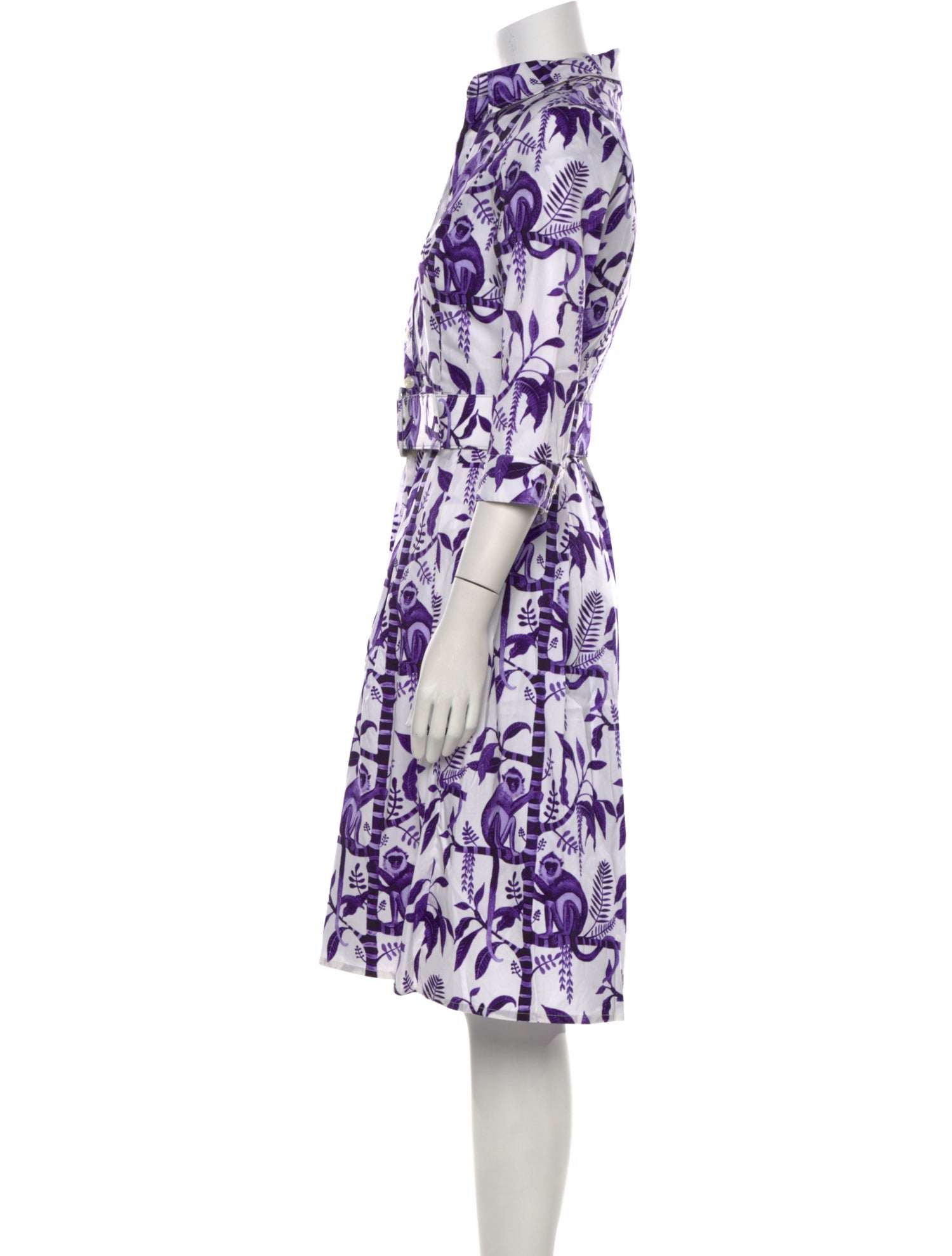 Samantha Sung Printed Midi Length Dress