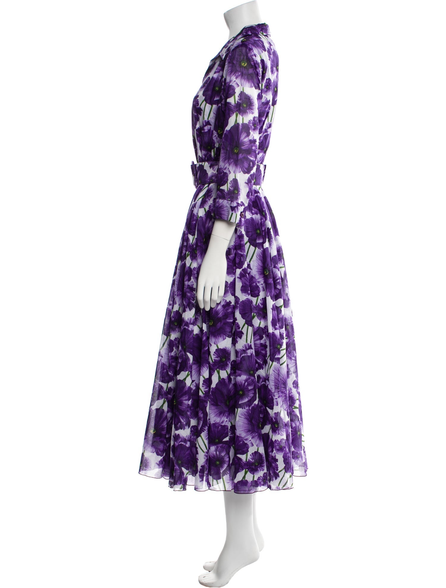 Samantha Sung Floral Print Long Dress