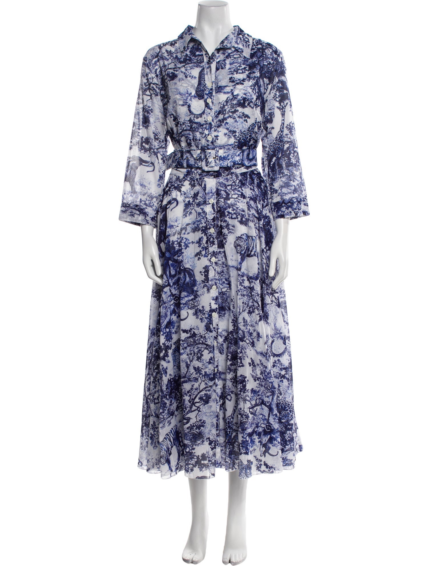 Samantha Sung Floral Print Long Dress