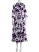 Samantha Sung Floral Print Long Dress