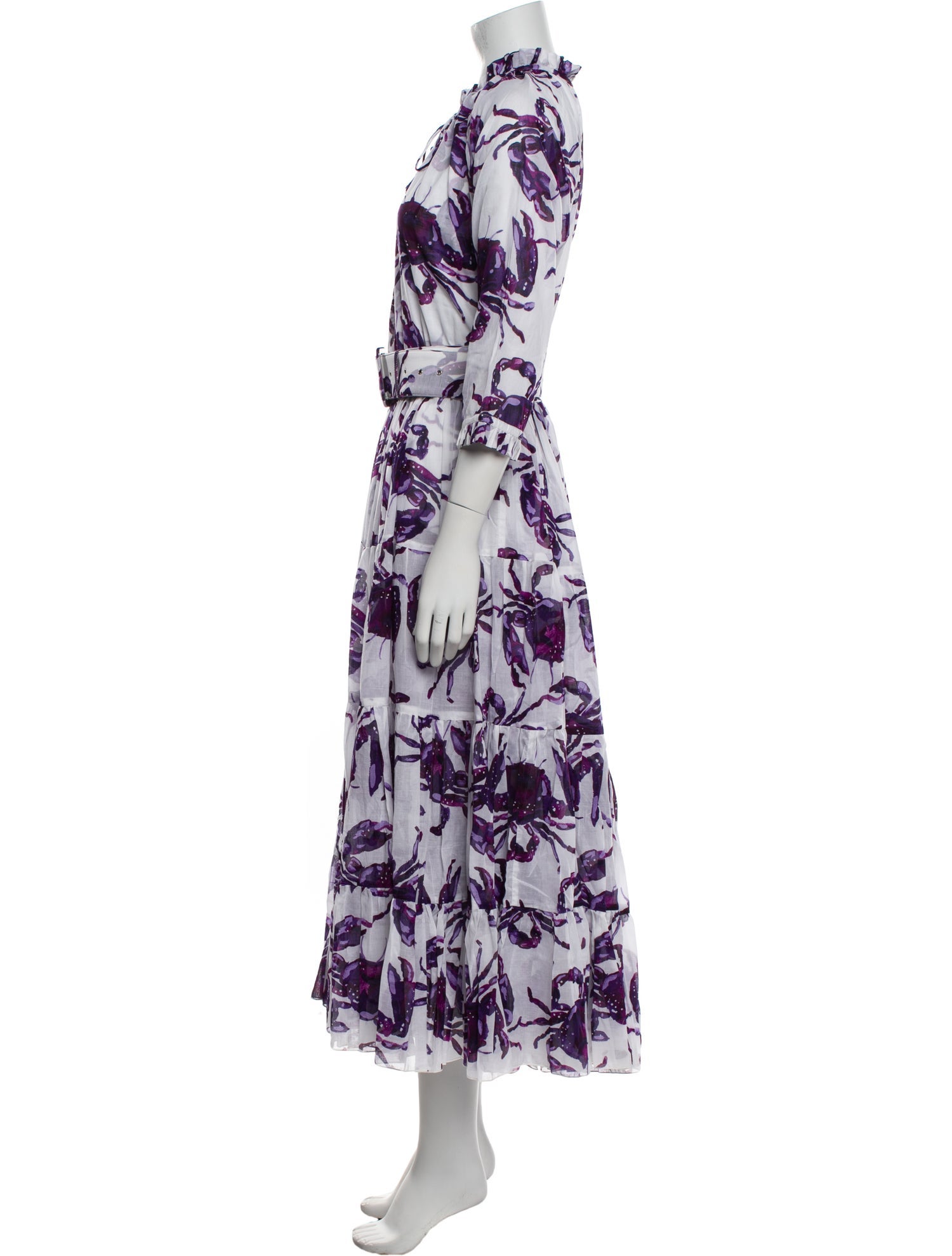 Samantha Sung Floral Print Long Dress