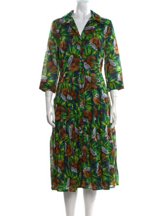 Samantha Sung Printed Knee-Length Dress
