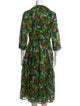 Samantha Sung Printed Knee-Length Dress