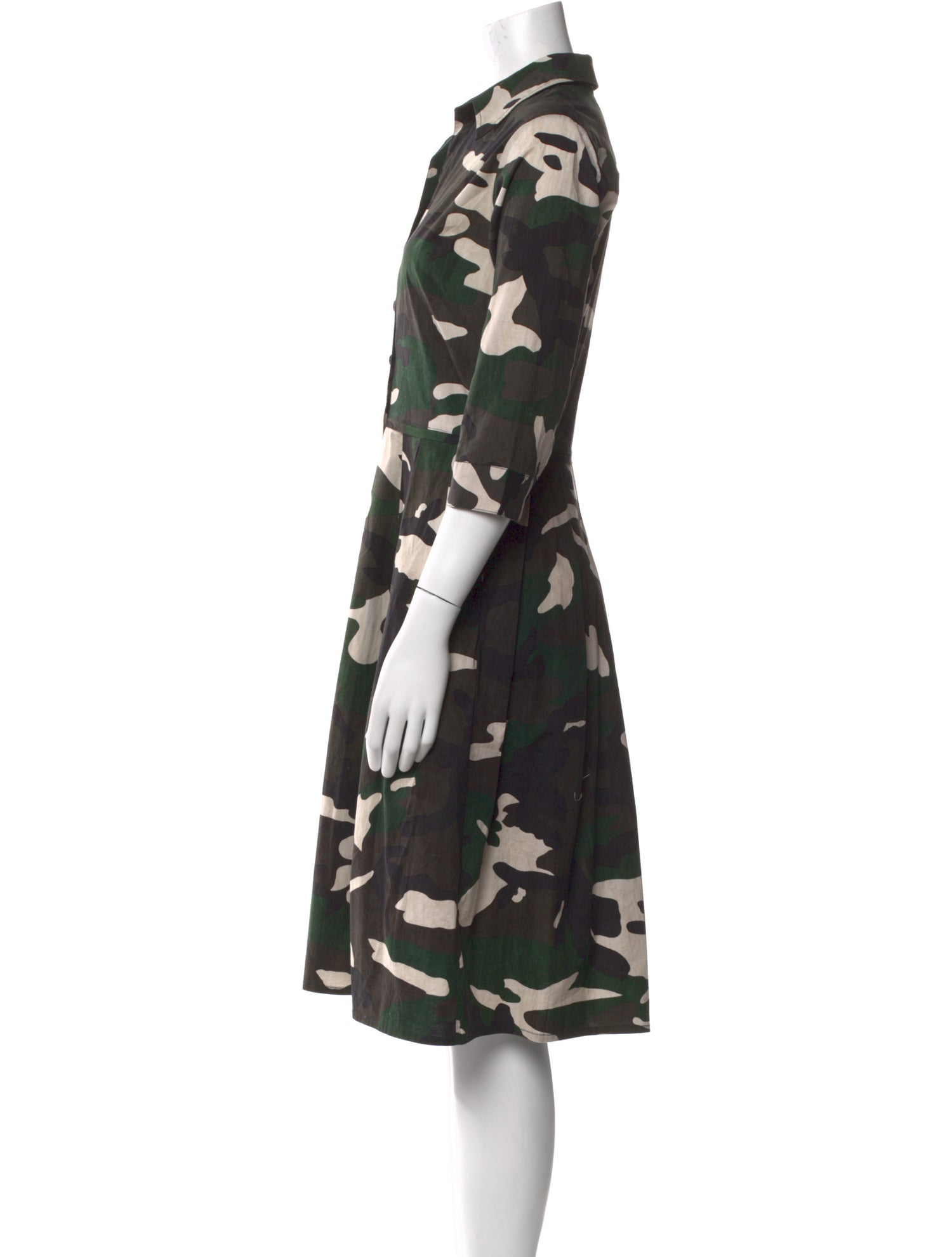 Samantha Sung Floral Print Midi Length Dress