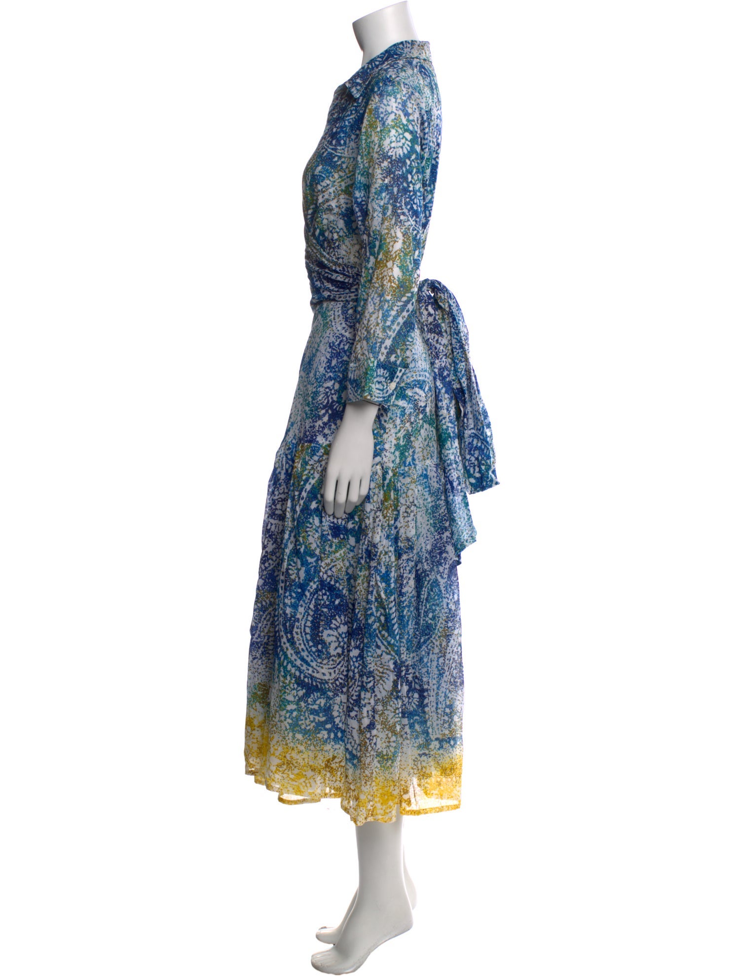 Samantha Sung Printed Long Dress