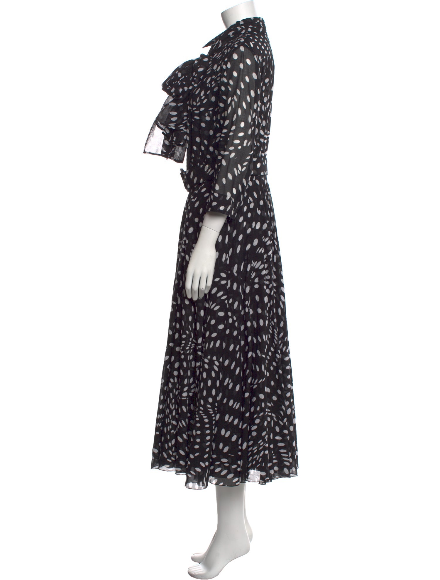 Samantha Sung Animal Print Long Dress