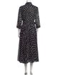 Samantha Sung Animal Print Long Dress