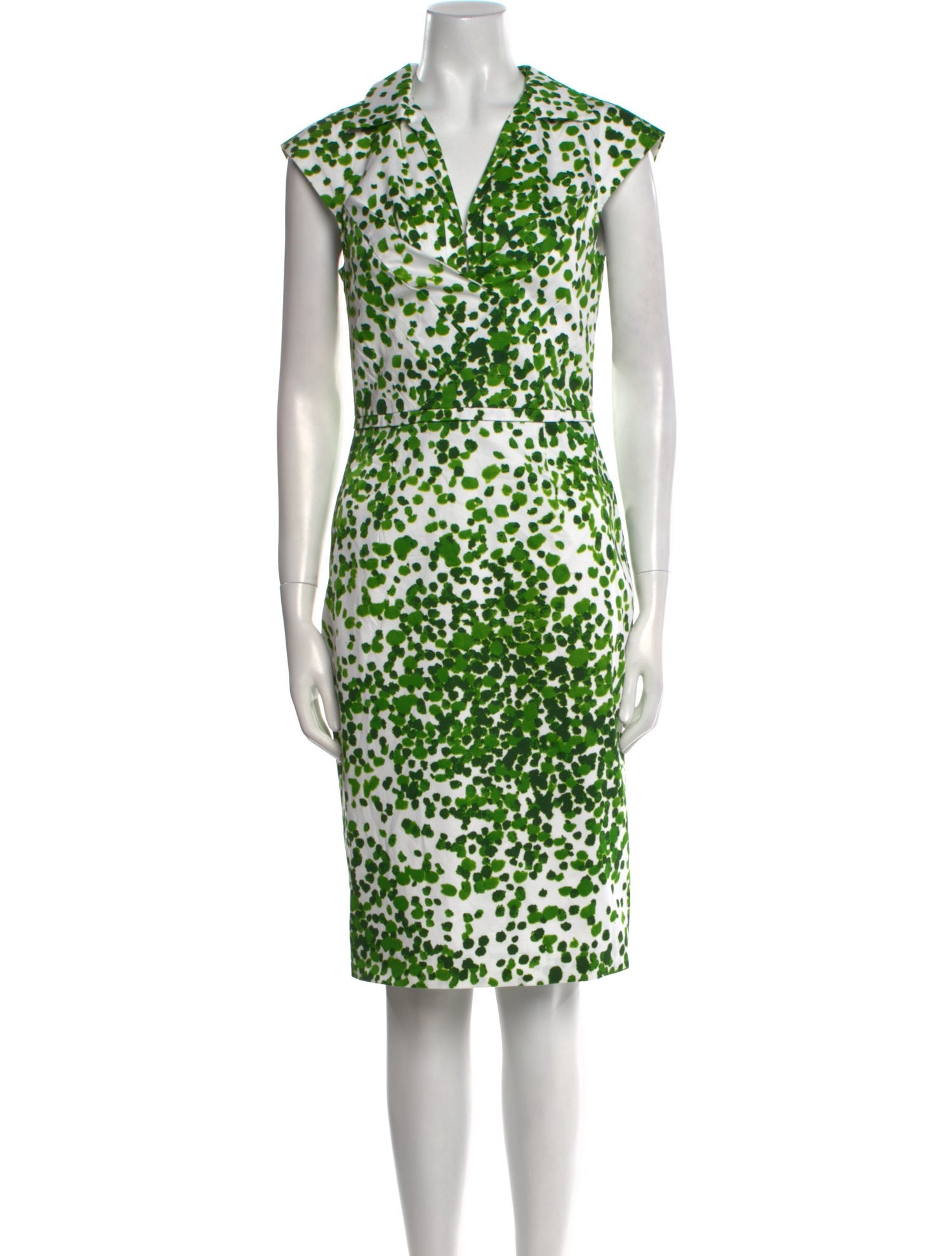 Samantha Sung Animal Print Knee-Length Dress