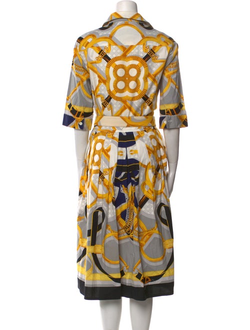 Samantha Sung Printed Midi Length Dress