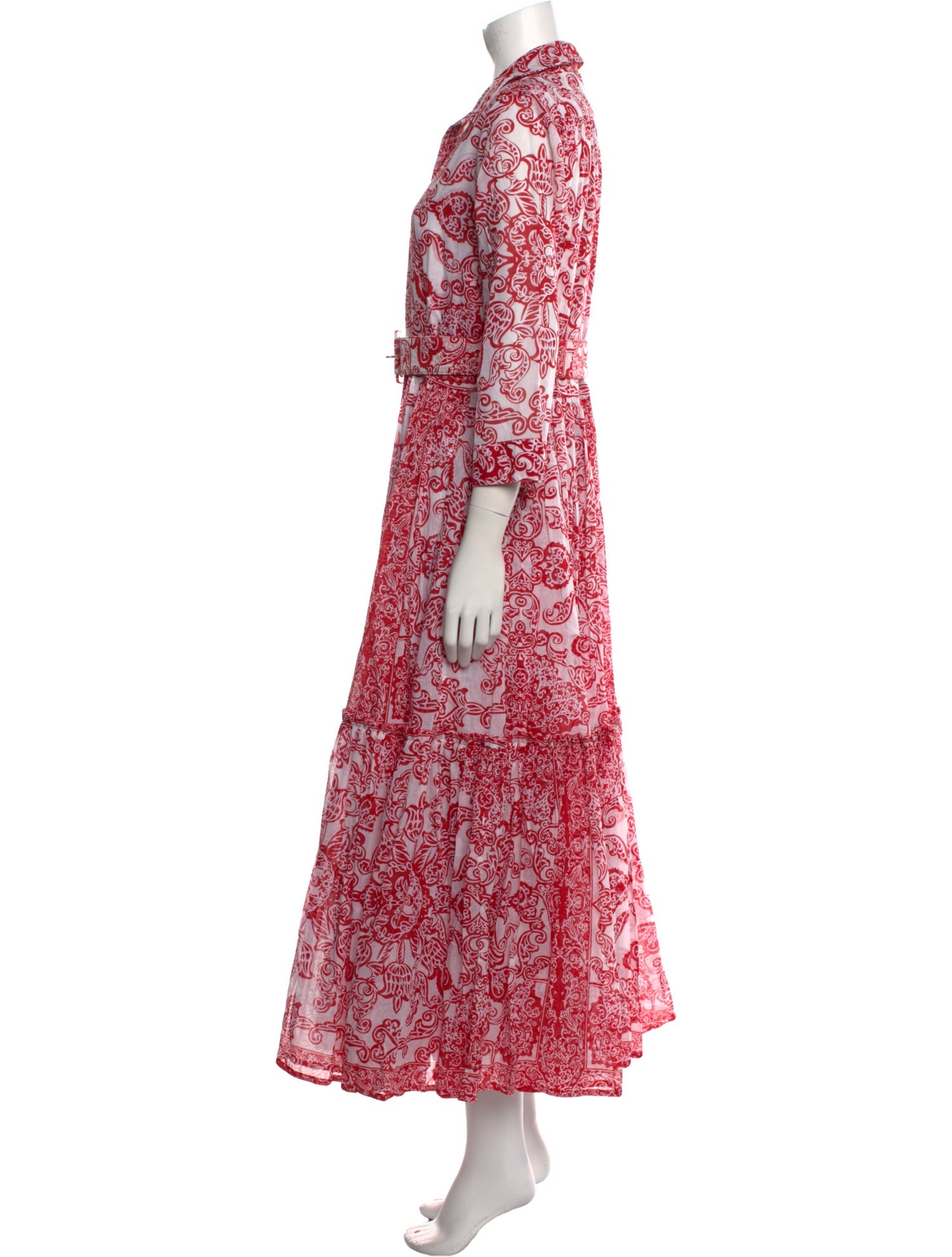 Samantha Sung Printed Long Dress w/ Tags