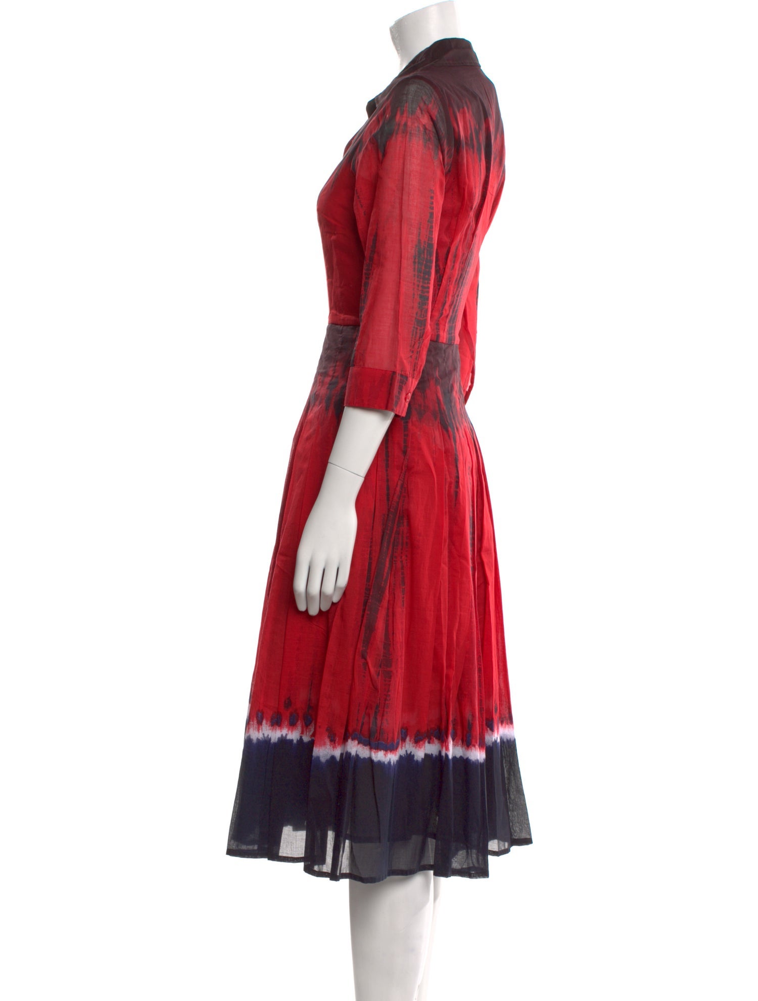 Samantha Sung Striped Midi Length Dress w/ Tags