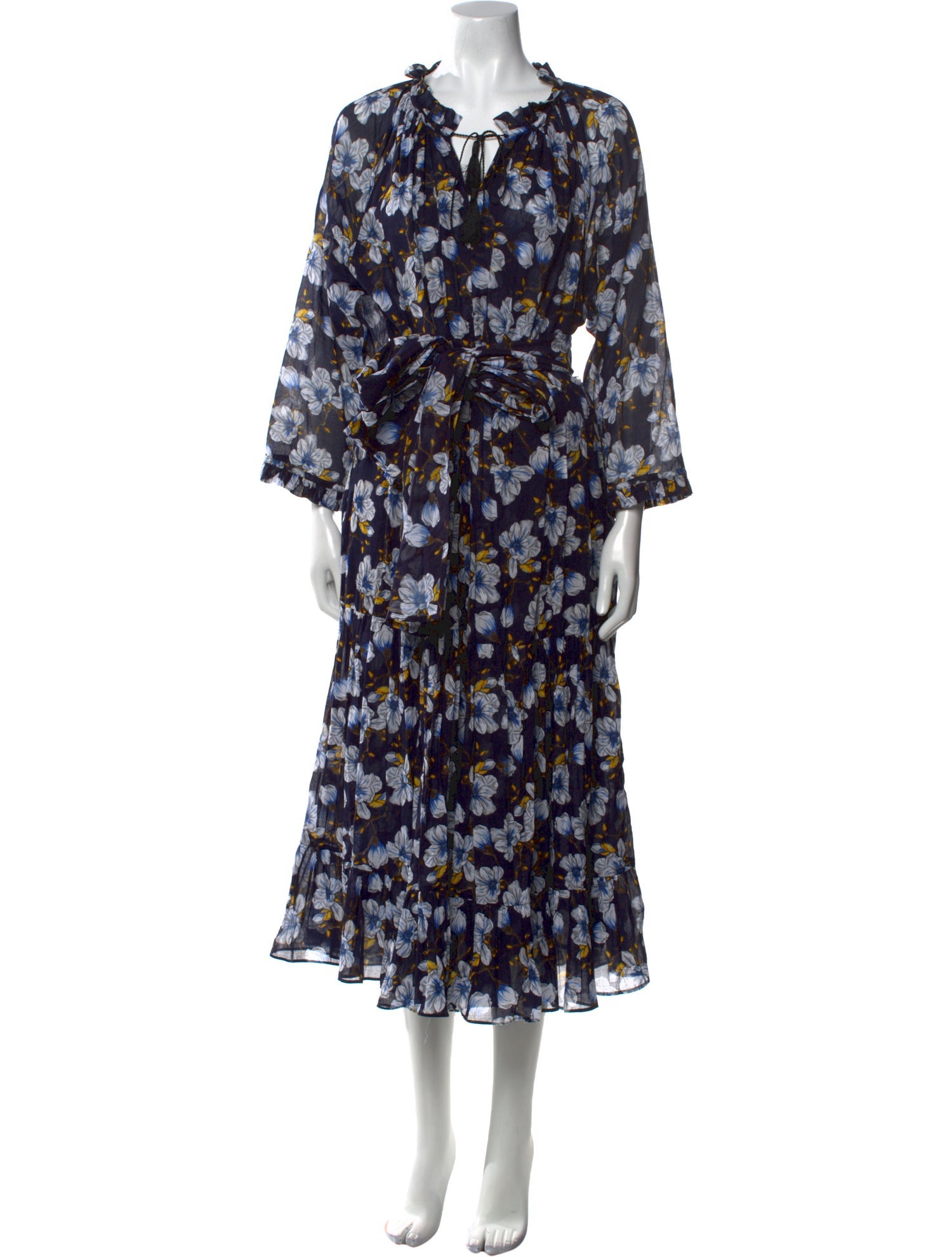 Samantha Sung Floral Print Long Dress