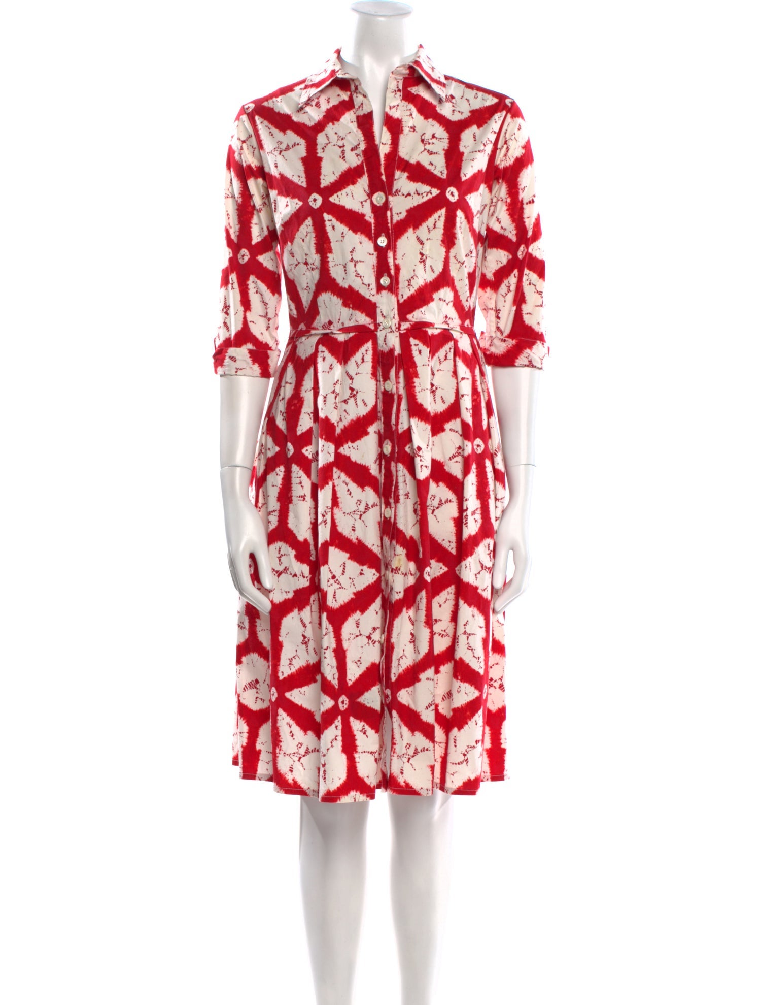 Samantha Sung Printed Knee-Length Dress