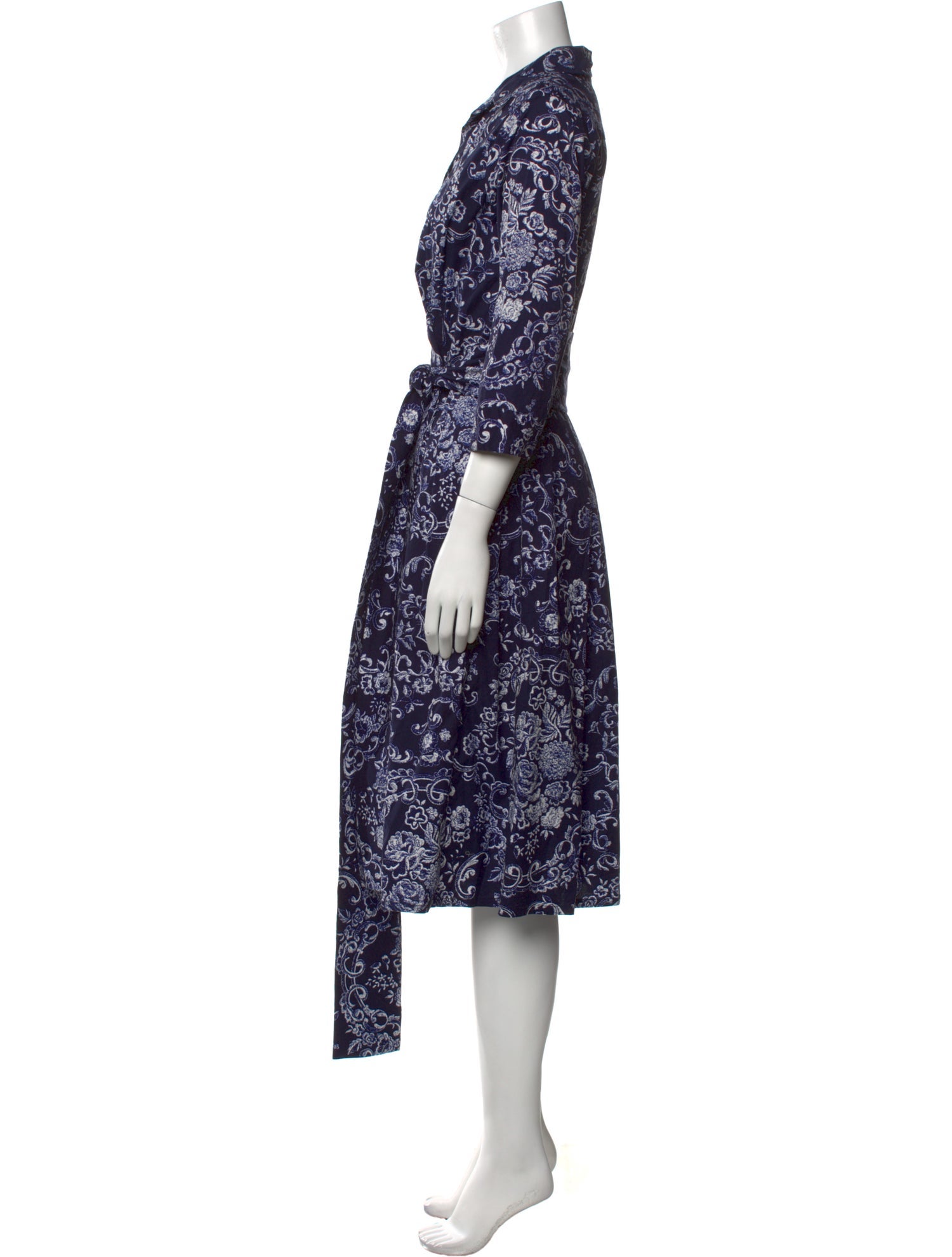 Samantha Sung Paisley Print Midi Length Dress