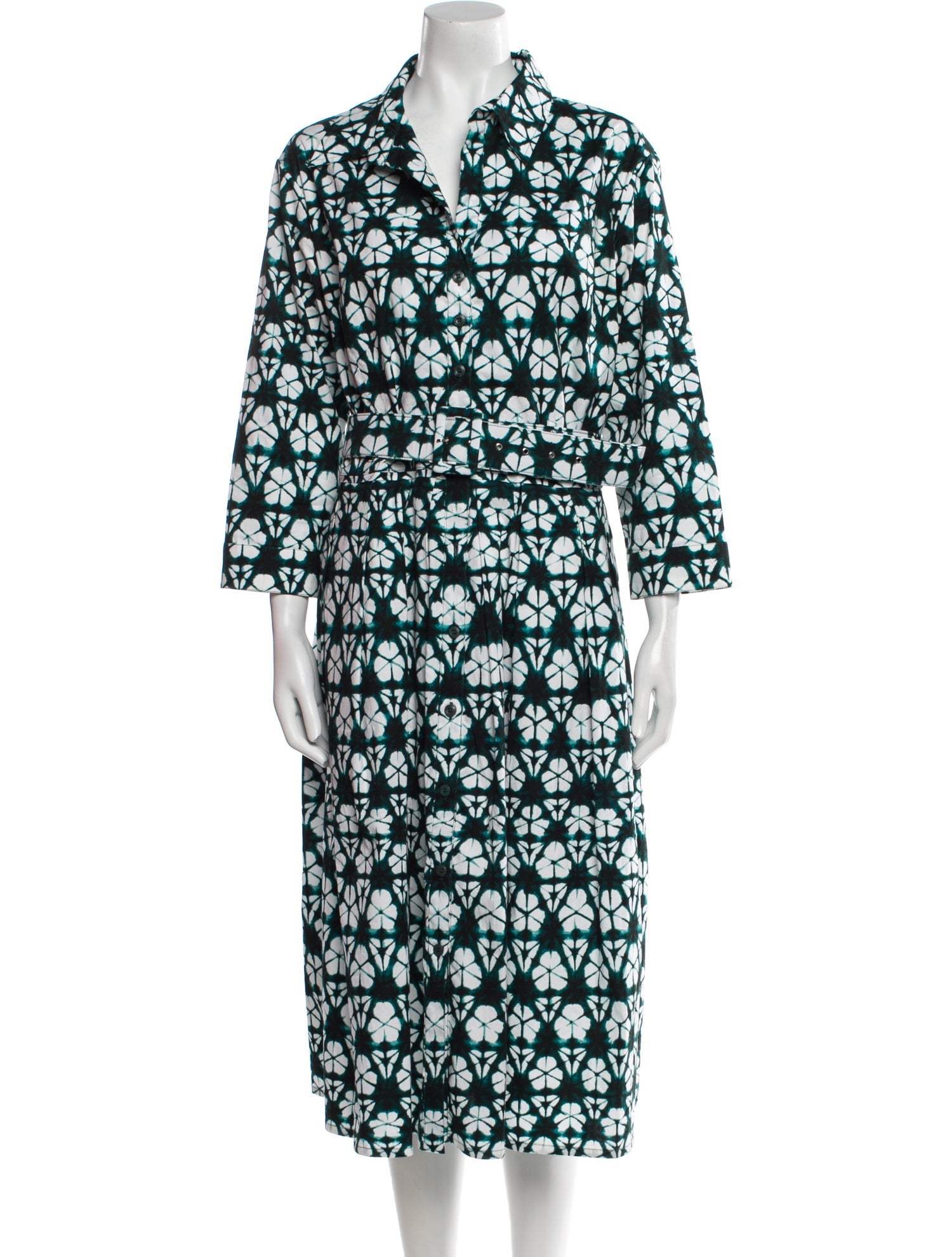 Samantha Sung Printed Midi Length Dress
