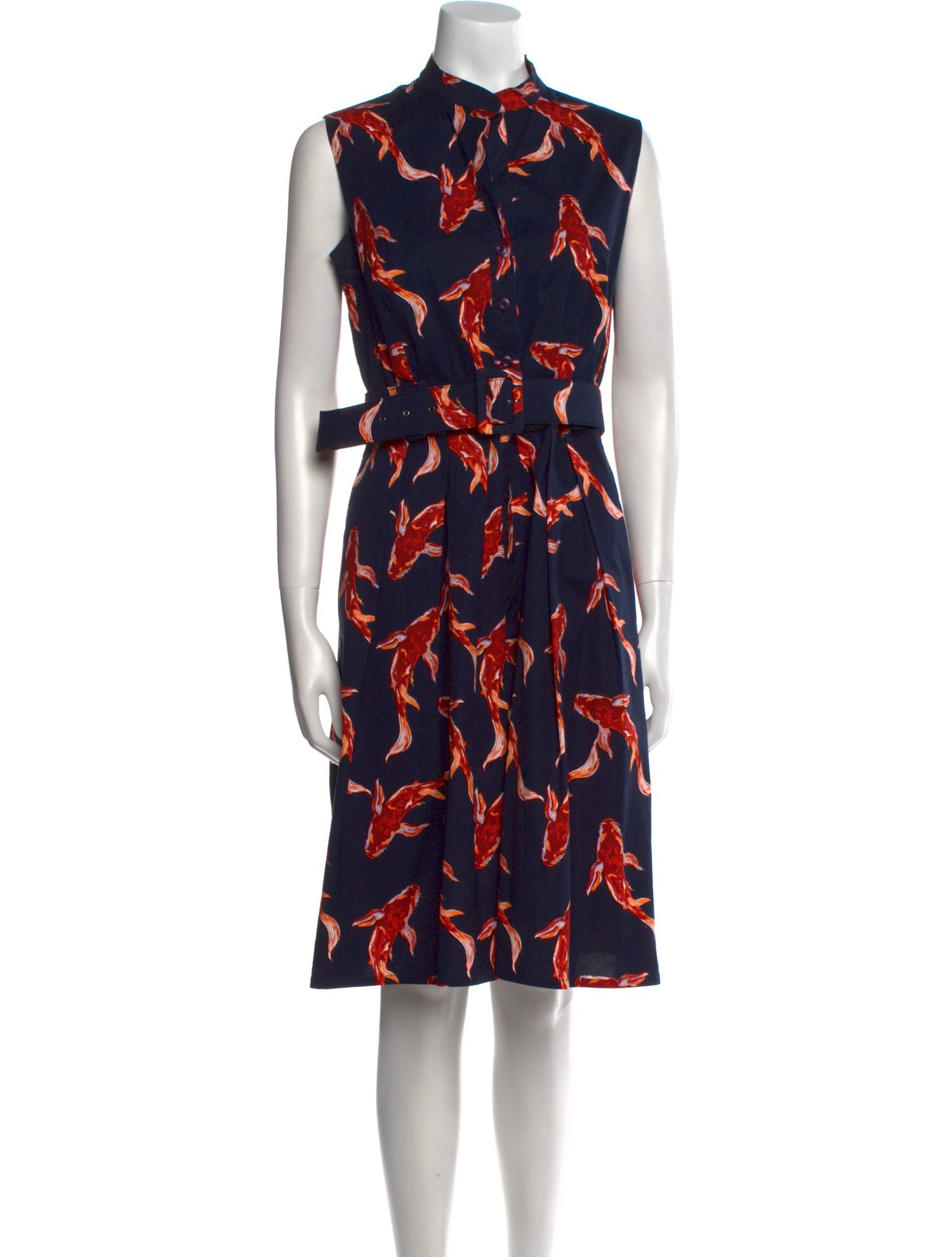Samantha Sung Printed Knee-Length Dress