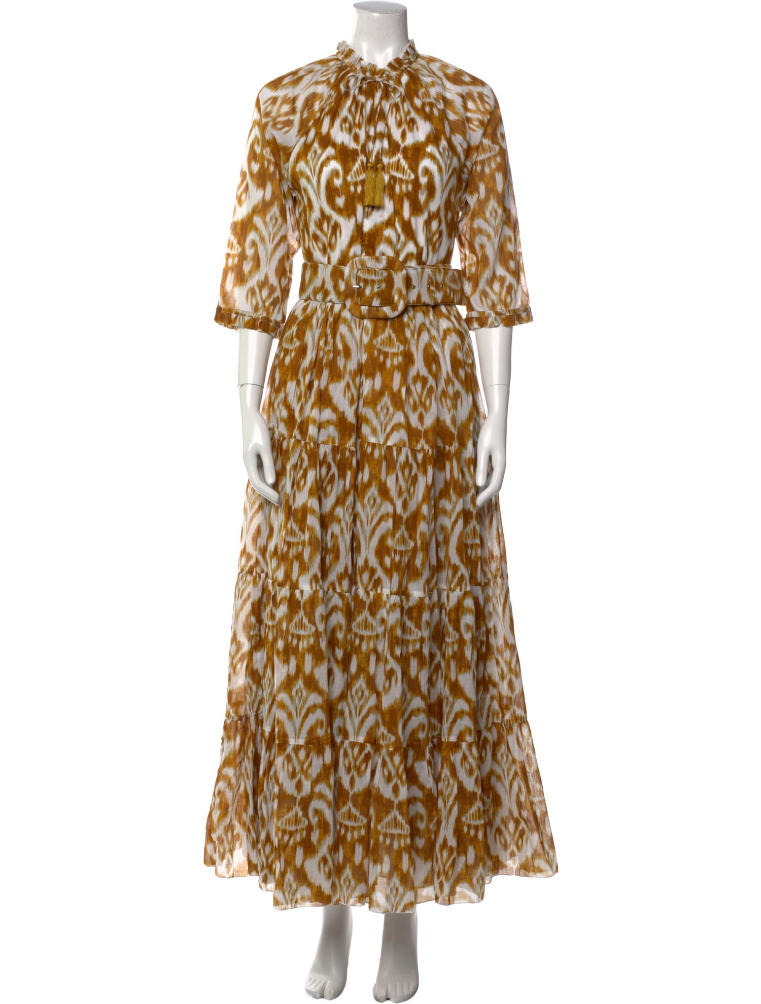 Samantha Sung Animal Print Long Dress w/ Tags